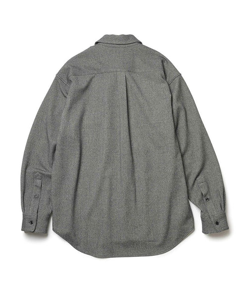 MR.OLIVE / PEACHSKIN STRETCH GABARDINE / CPO SHIRT / ミスターオリーブ ピーチスキンストレッチギャバジン CPOシャツ